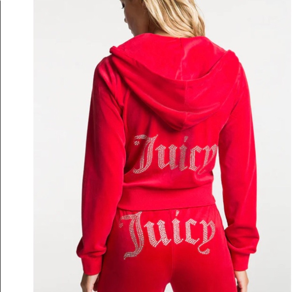 Juicy Couture Coco Red Tracksuit NWT Size L